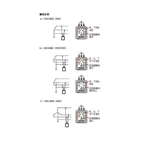 三相 AC80−600V 検相器 EA7