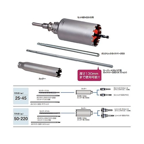 320mm [スーパーメタルコアドリル用