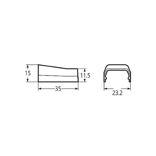 23.2x35mm モールブッシング(プ