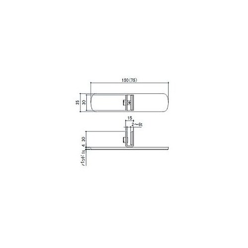 2−6mm/35x150mm パネルホル