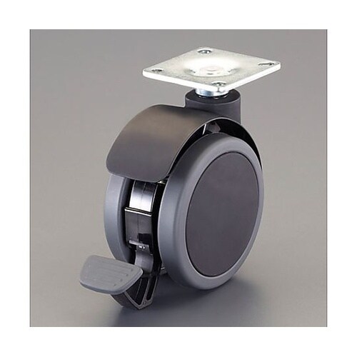 100mm キャスター(プレート式/ブレ