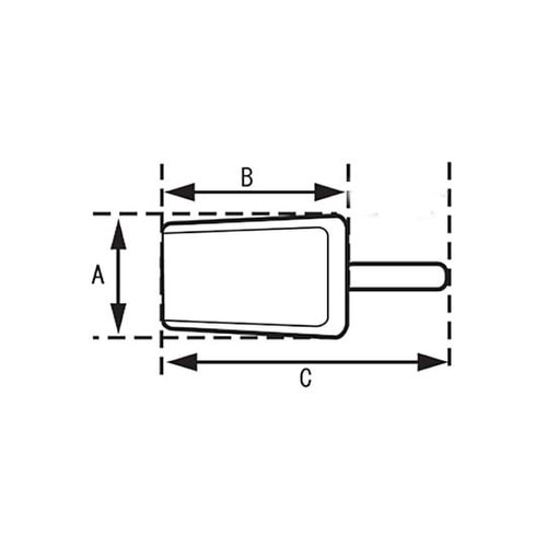 133x205x600mm スコップ(ス