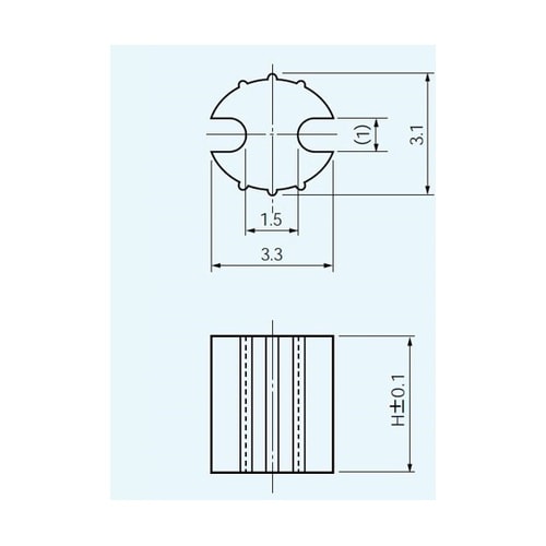 LED用スペーサー 3mm(100個入)