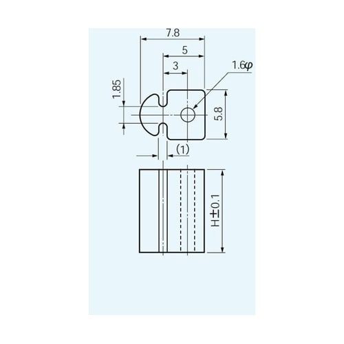 LED用スペーサー 横型 3mm(100