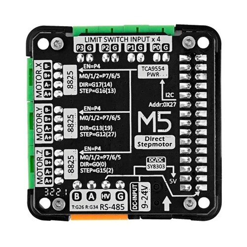 M5Stack用ステッピングモータードラ