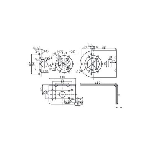 取付L金具 L−2A