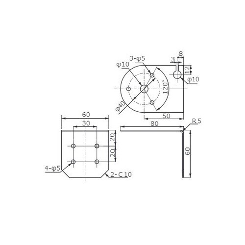 取付L金具 AS−05