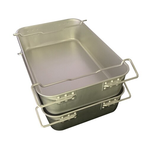 アルミ 角型コンテナ(積み重ねハンドル付