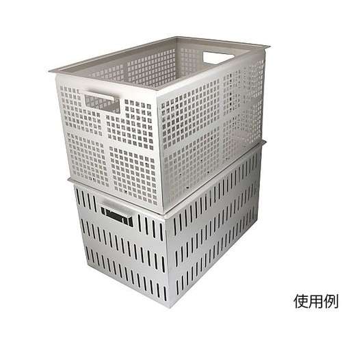 18−8軽量ステンレスコンテナ 側面高通