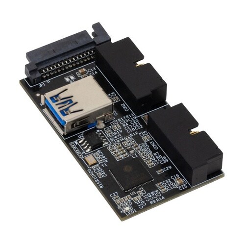 USB3.0ヘッダー 2分配ハブ HUB