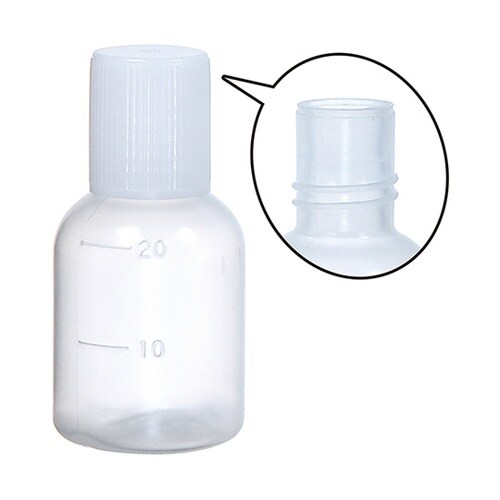 丸型瓶 20mL 白フタ 1箱(200本
