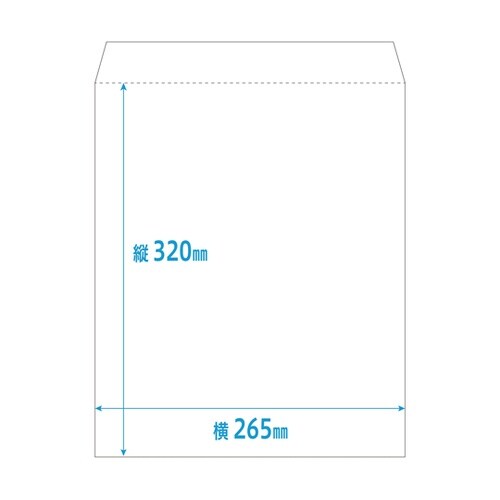 レントゲン袋 四ツ切 クラフト紙 1袋(