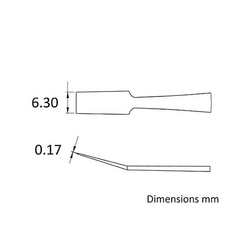 6.3x120mm/36A 超精密ピンセ