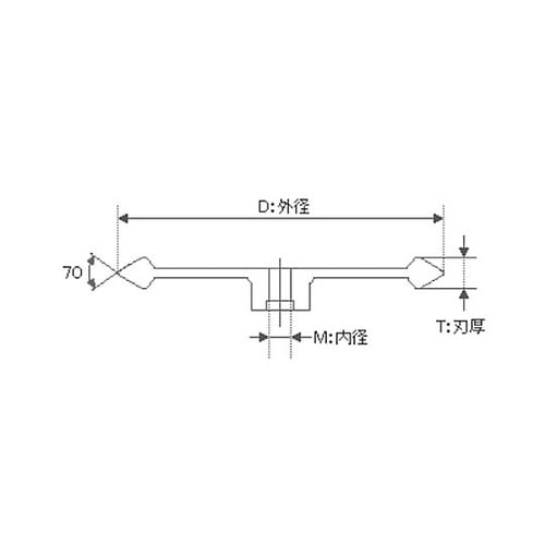 φ90x10mm/M10 ダイヤモンドカ