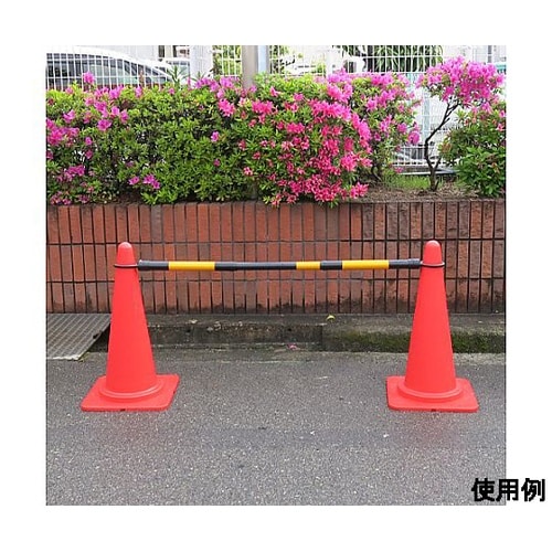 1.1−1.8m 伸縮ガードバー(黄/黒