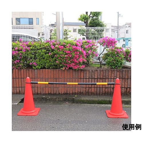 1.1−1.8m 伸縮ガードバー(黄/黒