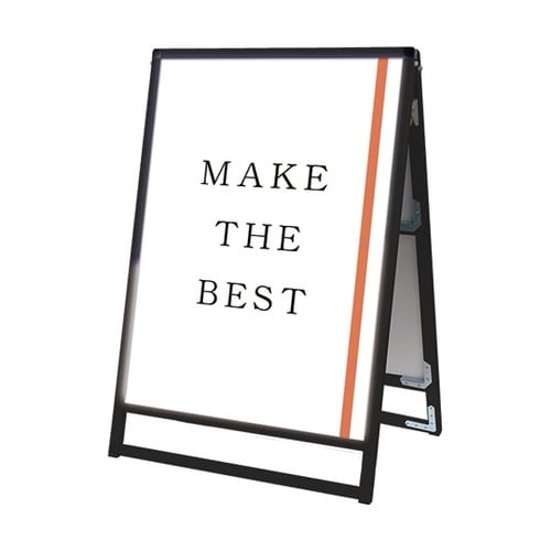 ブラックバリウススタンド看板LED A1