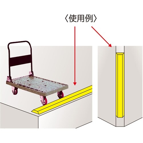 ホームストッパー 茶 長さ1000mm×