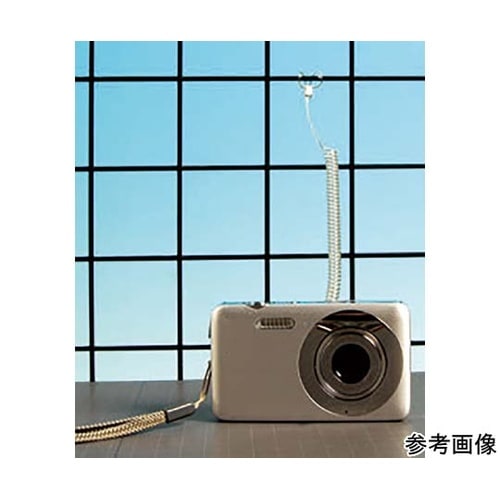 防犯ストラップ 黒 φ1.2mm×240