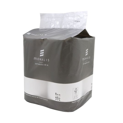 モナリス トイレットペーパー 40mダブ