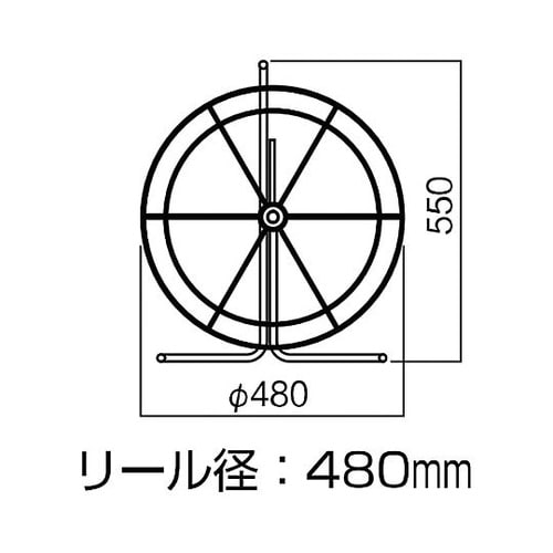4.5mmx30m FRP通線ロッド E