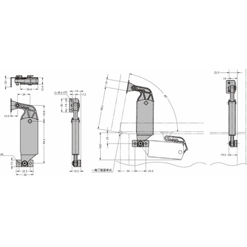 ステンレス鋼製スプリングステー S−AT