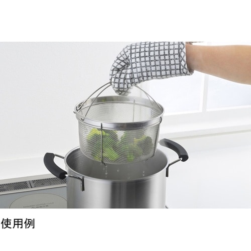 ST茹であげザル 19cm #16861