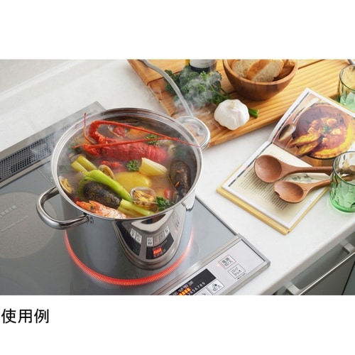 トスカーナパスタポットガラスフタ付22c