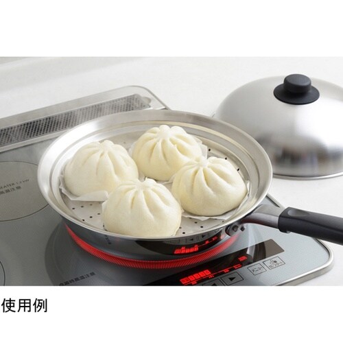 フライパン蒸プレート フタ付24−26c