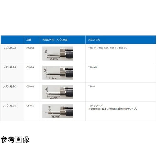 ノズル組品D T30シリーズ用