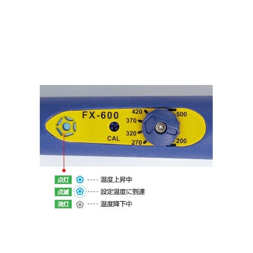 はんだこて FX−601 100V 平型