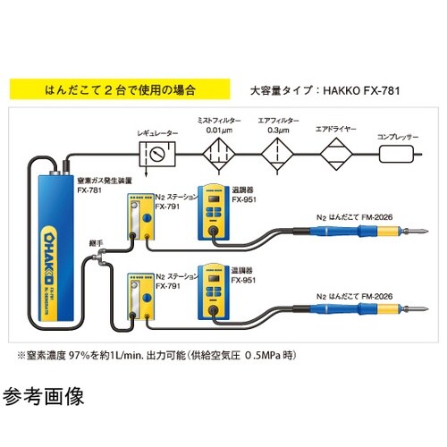 N2はんだこて部 FX−9702 24V
