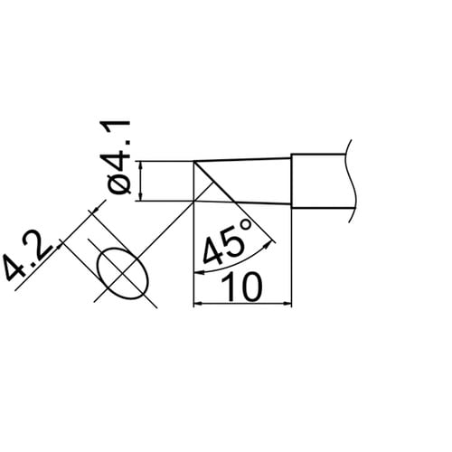 こて先 4C型(Z)面のみ T12シリー