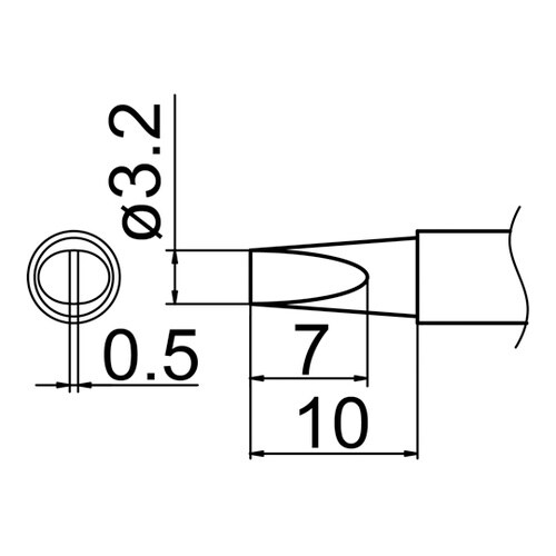こて先 3.2DL型 T12シリーズ