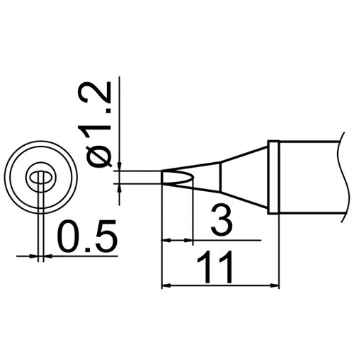 こて先 1.2WD型 T12シリーズ
