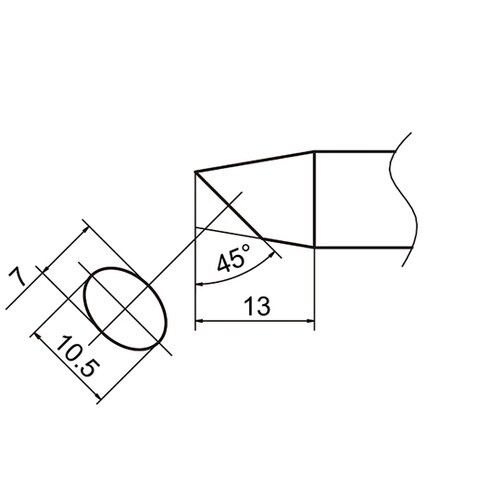 こて先 BC型 横7mm 縦10.5mm