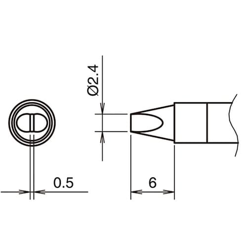 こて先 2.4DS型 T39シリーズ