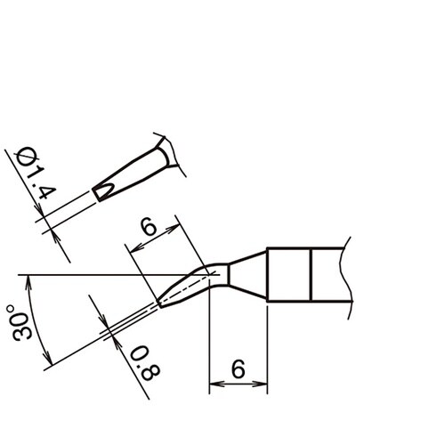 こて先 1.4JD型 T39シリーズ