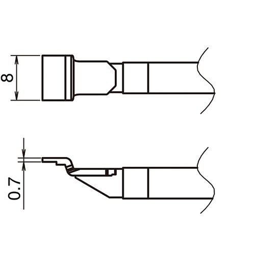 こて先 SOP 8L型 T51シリーズ