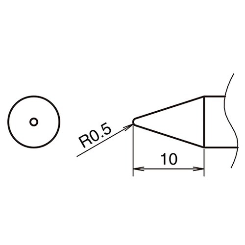 こて先 0.5B型 T53シリーズ