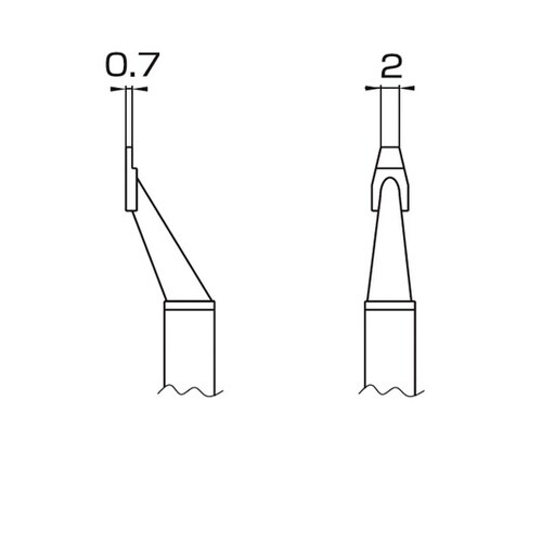 こて先 CHIP 2L型 T8シリーズ