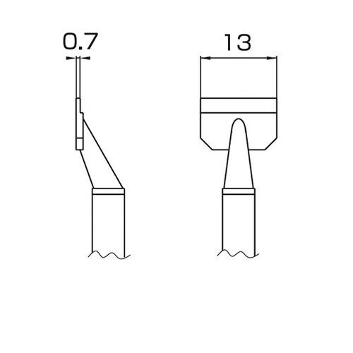 こて先 SOP 13L型 T8シリーズ