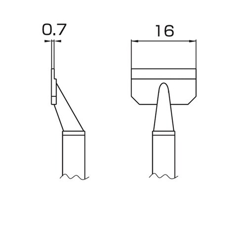 こて先 SOP 16L型 T8シリーズ