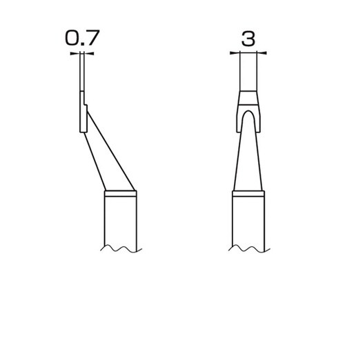 こて先 CHIP 3L型 T8シリーズ