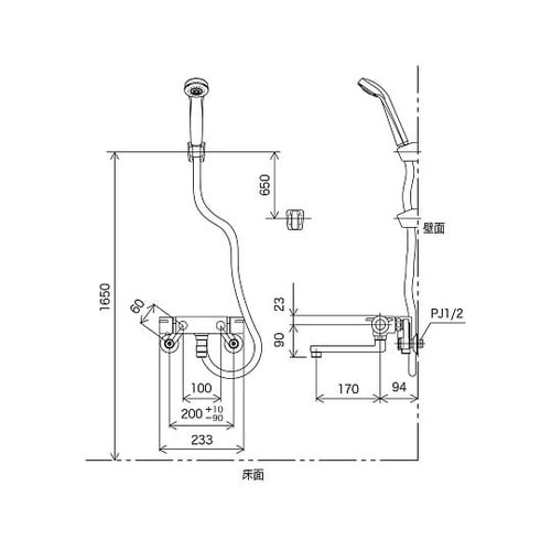 サーモシャワー ワンストップ 撥水 KF