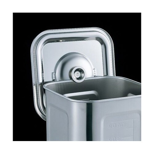 18−8 目盛付角キッチンポット 9cm