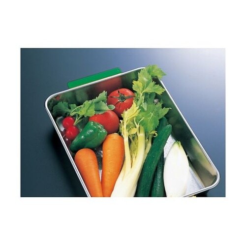 カラー取手付 角バット 21枚取・青 #