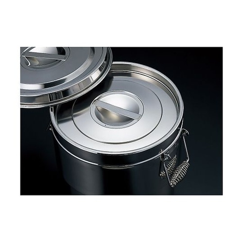 18−8 目盛付二重食缶 8L #140