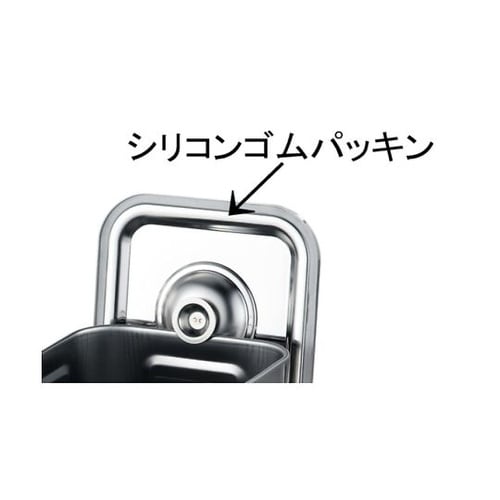 18−8 目盛付角キッチンポット パッキ