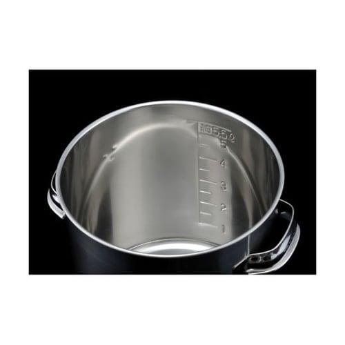 18−8 目盛付 深型キッチンポット(取